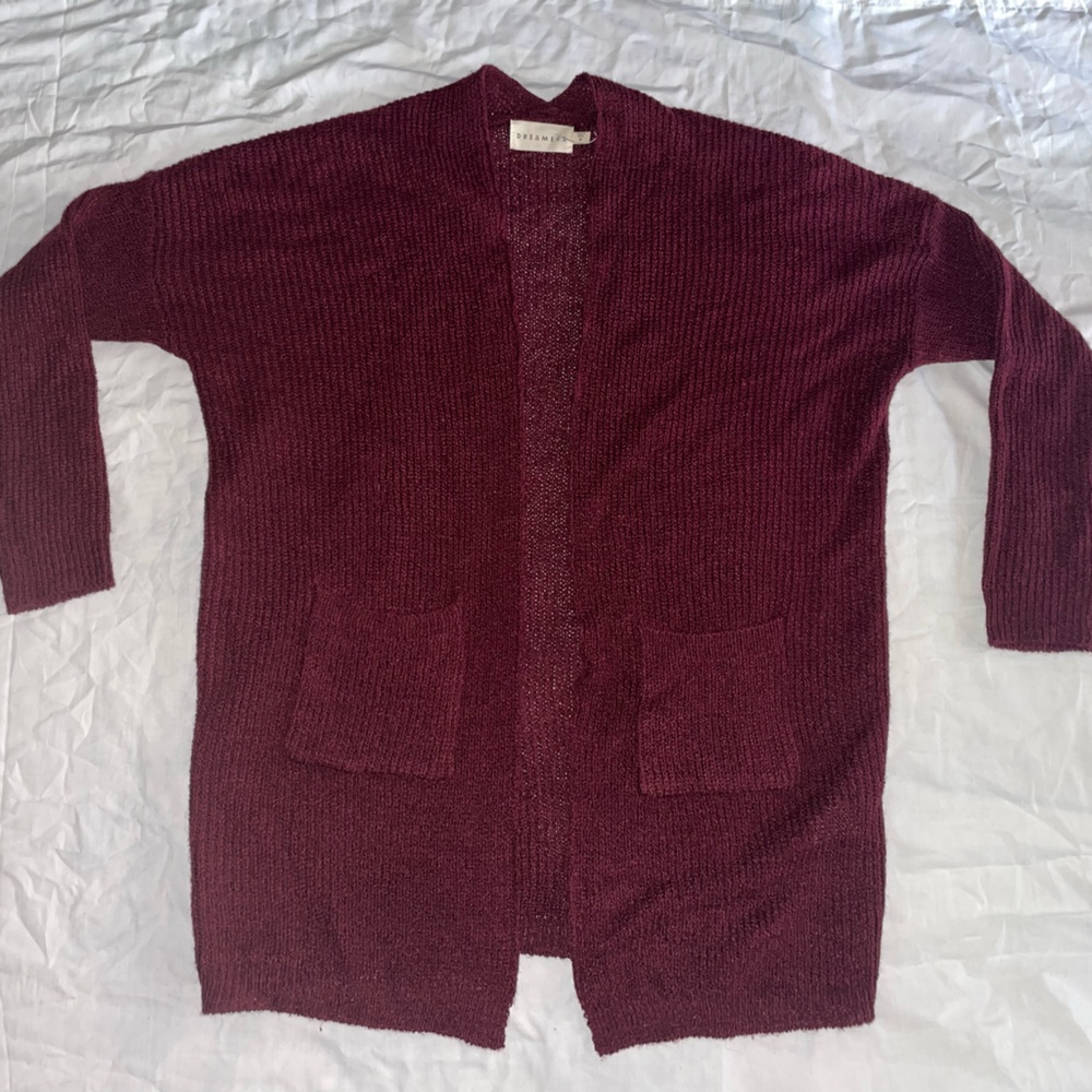 Cardigan- maroon